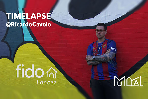 Vidéo promotionnelle timelapse de Ricardo Cavolo pour Fido et Mural Festival à Montréal