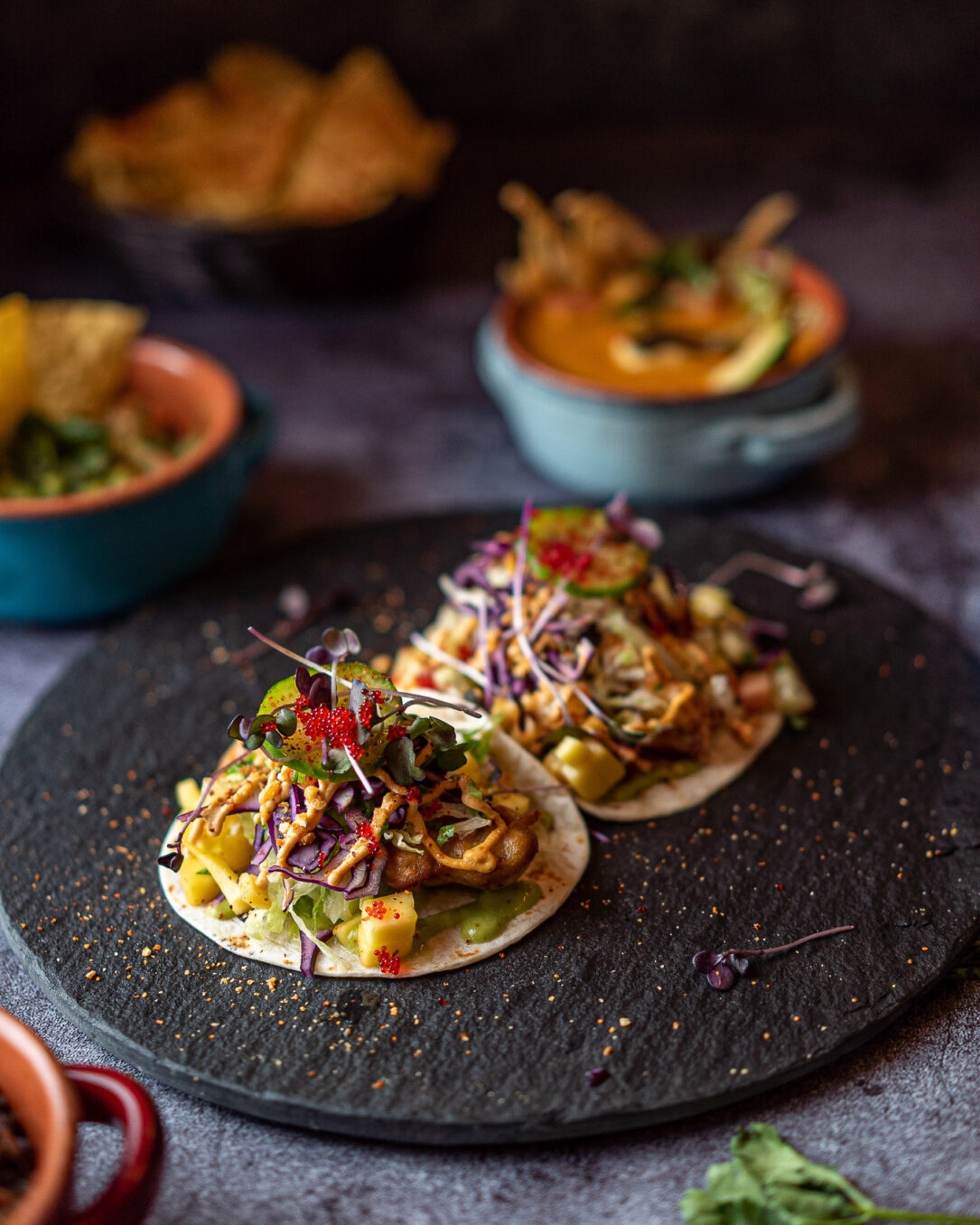Tacos de pescado, Food Photography by Plasma Media in Montreal