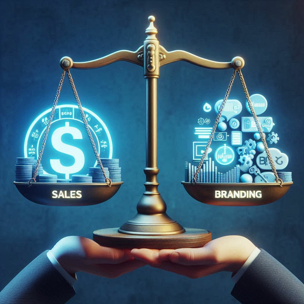 Business is a Balance between Sales and Branding (Trust)